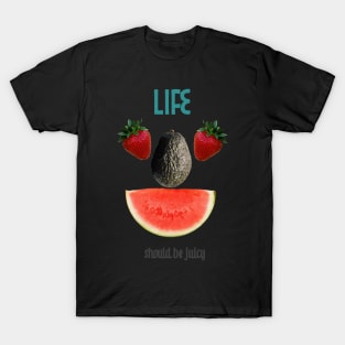 Smiling Fruit Face T-Shirt